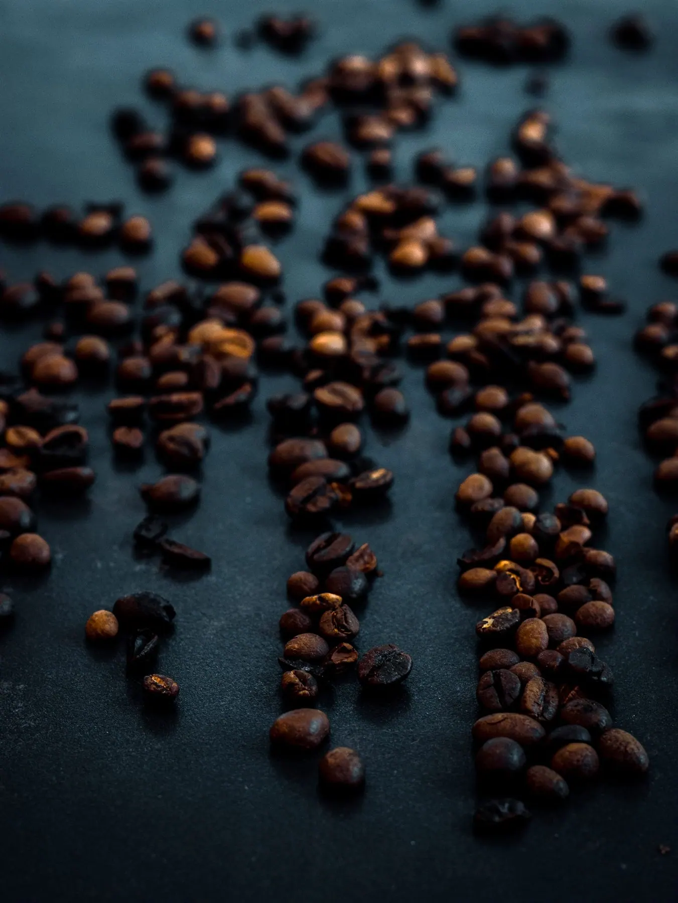Granos de café tostados